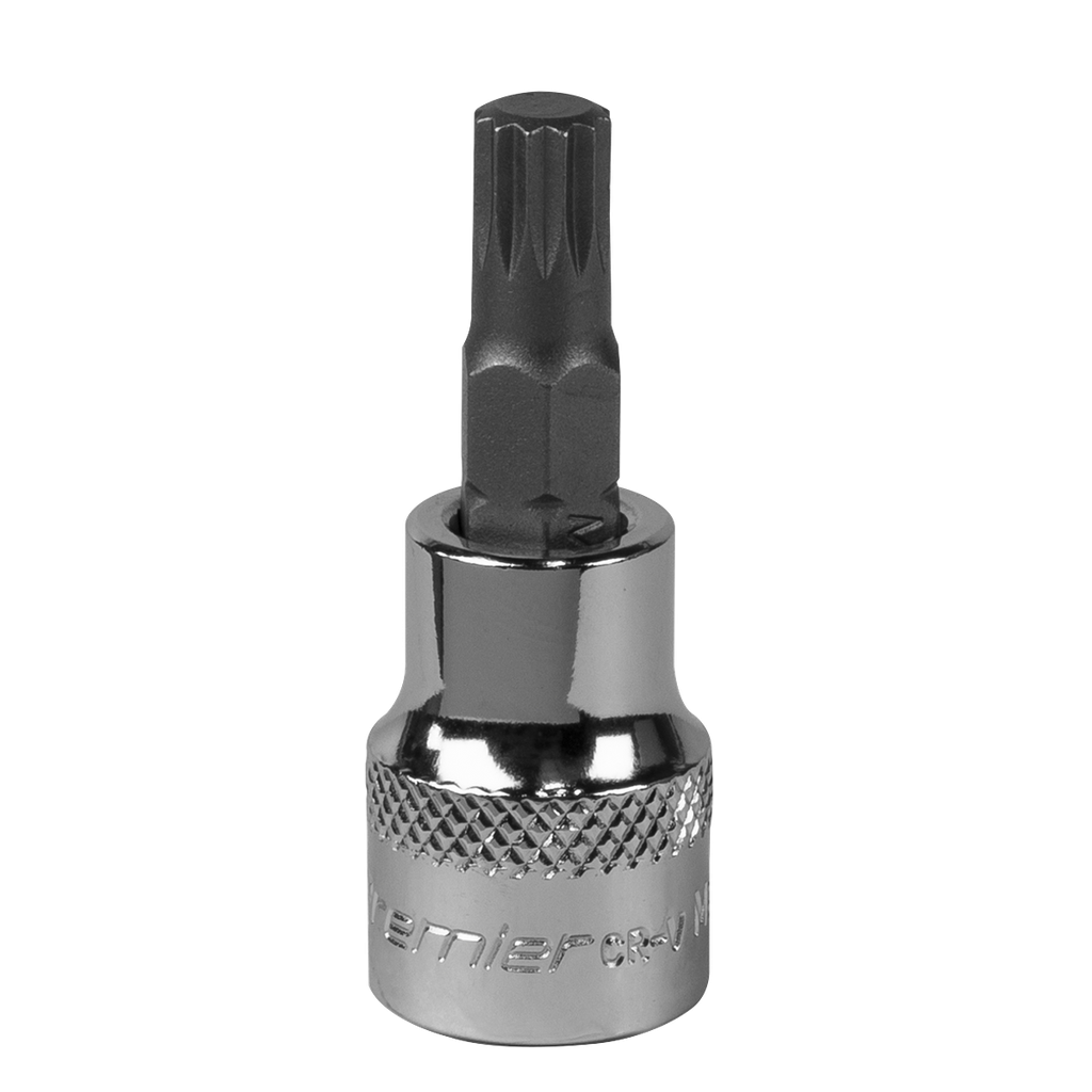 Sealey Premier Spline Socket Bit 3/8"Sq Drive M8