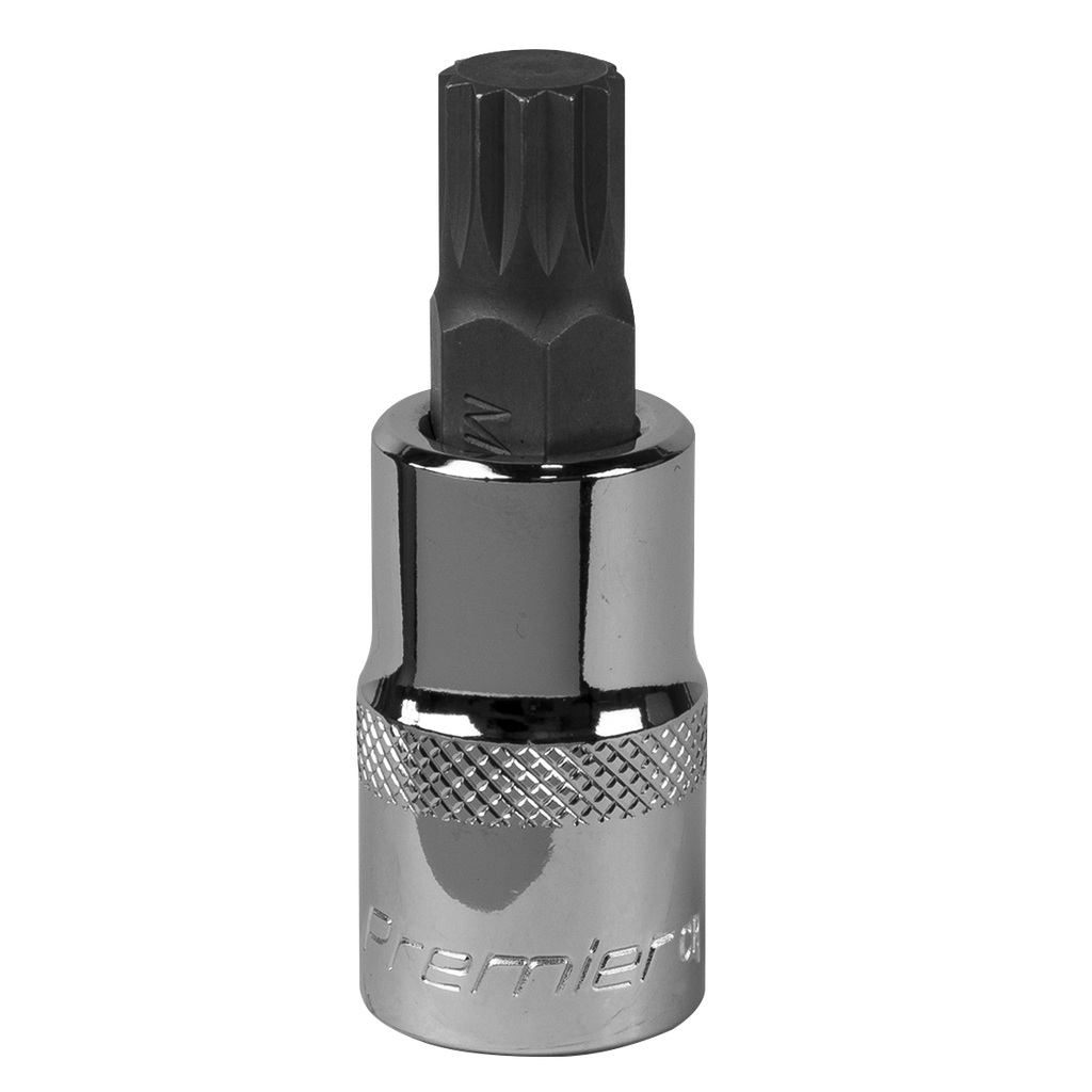 Premier Spline Socket Bit 1/2"Sq Drive M12