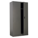 Floor Cabinet 2 Door 4 Shelf & Hanging Rail