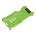 Sealey Composite Creeper with 6 Wheels - Hi-Vis Green