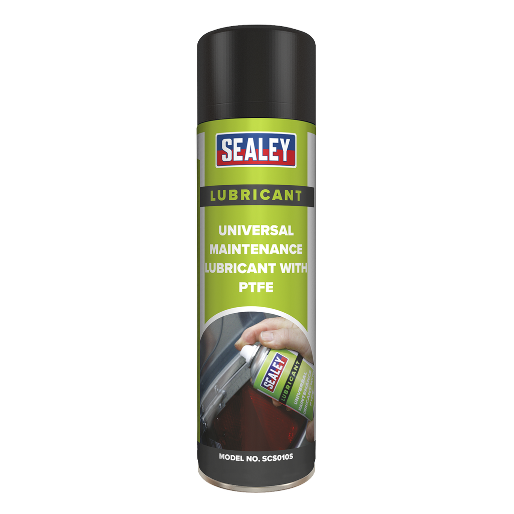 Sealey Universal Maintenance Lubricant with PTFE 500ml - Pack of 6
