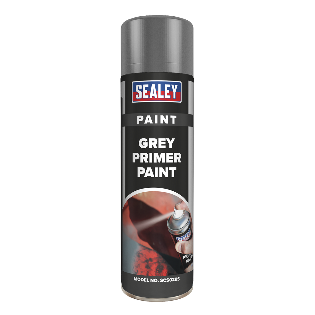 Sealey Primer Paint 500ml - Grey