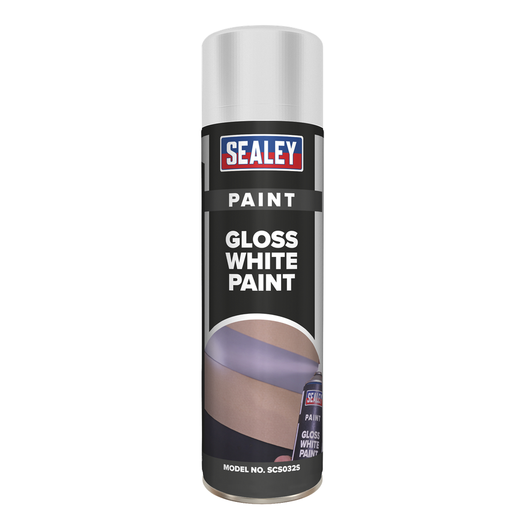 Sealey Gloss Paint 500ml - White
