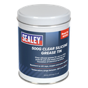 Sealey Silicone Clear Grease Tin 500g