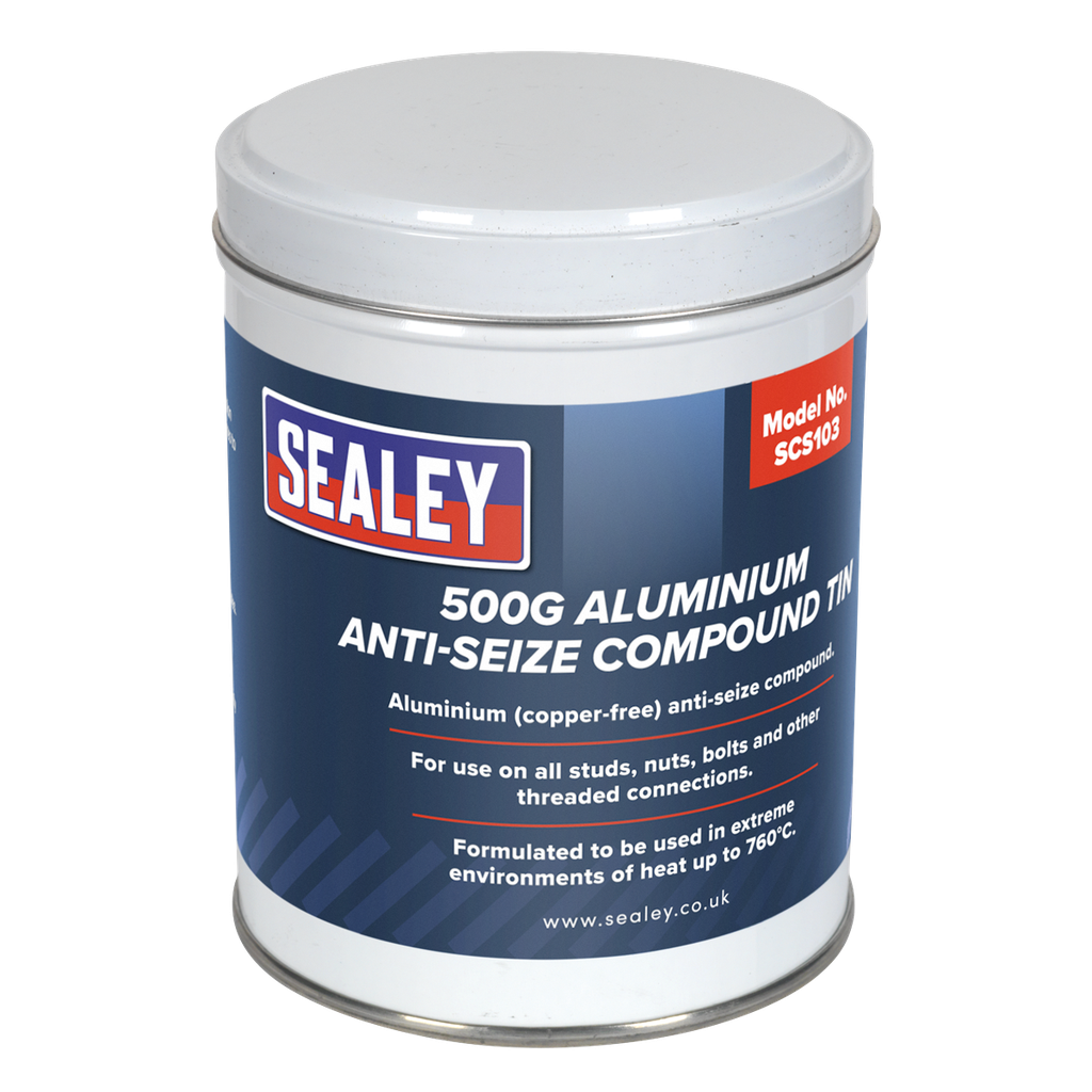 Sealey Aluminium Anti-Seize Compound Tin 500g