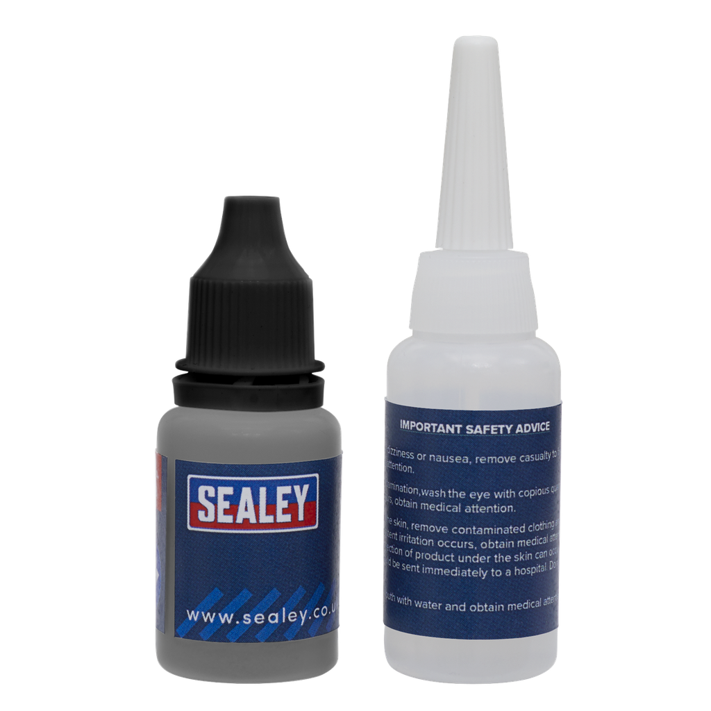 Sealey Fast-Fix Filler & Adhesive - Black