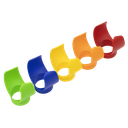 Sealey Pressure Sprayer Colour-Coded Caps 5pc