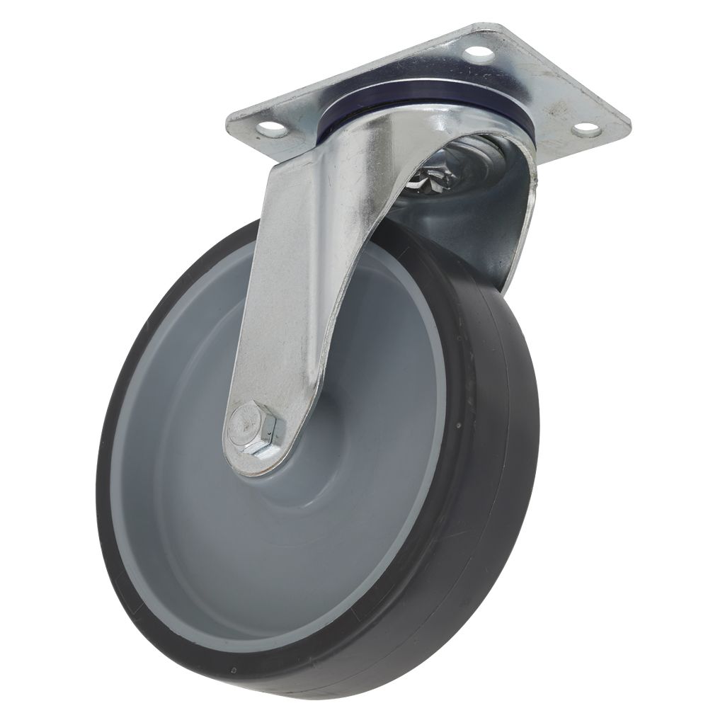 100mm Castor Wheel with Swivel Plate