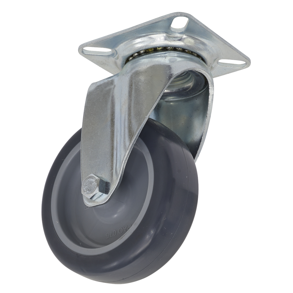 Sealey 75mm Castor Wheel with Swivel Plate