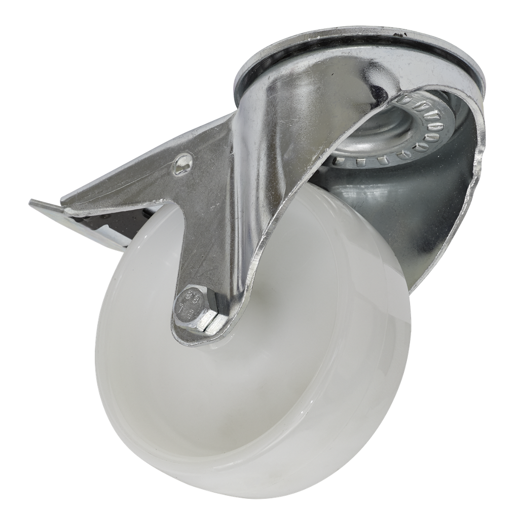 Sealey 100mm Castor Wheel with Swivel Bolt Hole & Total Lock