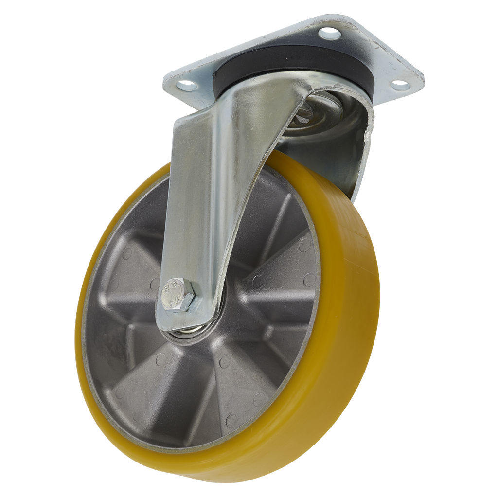 Sealey 200mm Castor Wheel with Swivel Plate