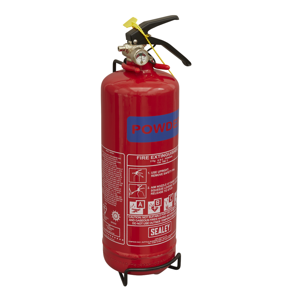 Sealey Dry Powder Fire Extinguisher 2kg