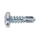 Sealey Zinc Plated Self-Drilling Pan Head Phillips Screw 4.2 x 13mm - Pack of 100