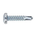 Zinc Plated Self-Drilling Pan Head Phillips Screw 4.2 x 19mm - Pack of 100