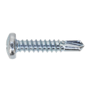 Sealey Zinc Plated Self-Drilling Pan Head Phillips Screw 4.8 x 25mm - Pack of 100