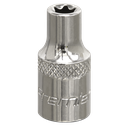 Sealey Premier TRX-Star* Socket 1/4"Sq Drive E6