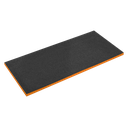 Sealey Easy Peel Shadow Foam® 1200 x 550 x 30mm - Orange/Black