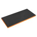 Sealey Easy Peel Shadow Foam® 1200 x 550 x 50mm - Orange/Black