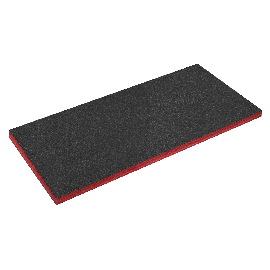 Sealey Easy Peel Shadow Foam® 1200 x 550 x 50mm - Red/Black