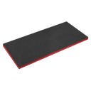 Sealey Easy Peel Shadow Foam® 1200 x 550 x 50mm - Red/Black
