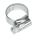 Zinc Plated Hose Clip 8-14mm - Pack of 30