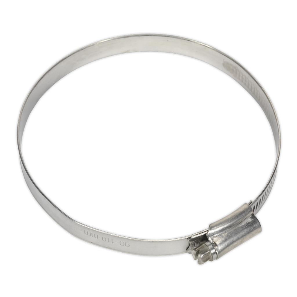 Sealey Stainless Steel Hose Clip 90-110mm - Pack of 5