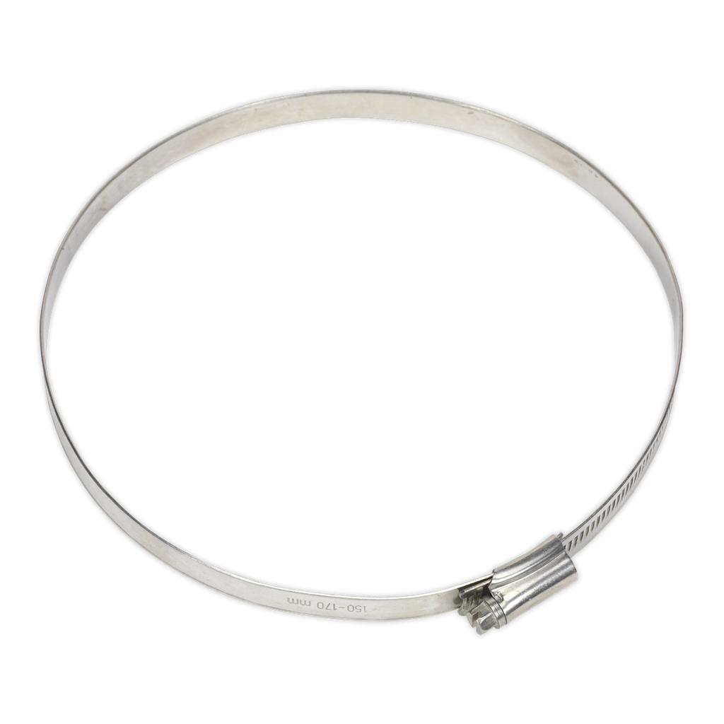 Sealey Stainless Steel Hose Clip 150-170mm - Pack of 5
