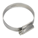 Sealey Stainless Steel Hose Clip 38-57mm - Pack of 10