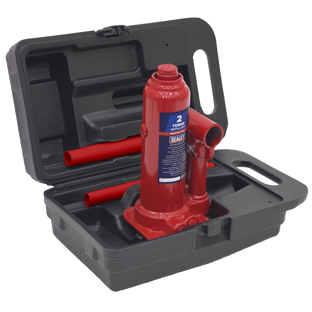 Sealey Bottle Jack 2 Tonne with Storage Case