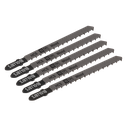 Jigsaw Blade for Hard Wood 100mm 10tpi - Pack of 5