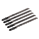 Jigsaw Blade for Hard Wood 100mm 6tpi - Pack of 5