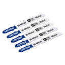 Jigsaw Blade for Metal 75mm 21tpi - Pack of 5