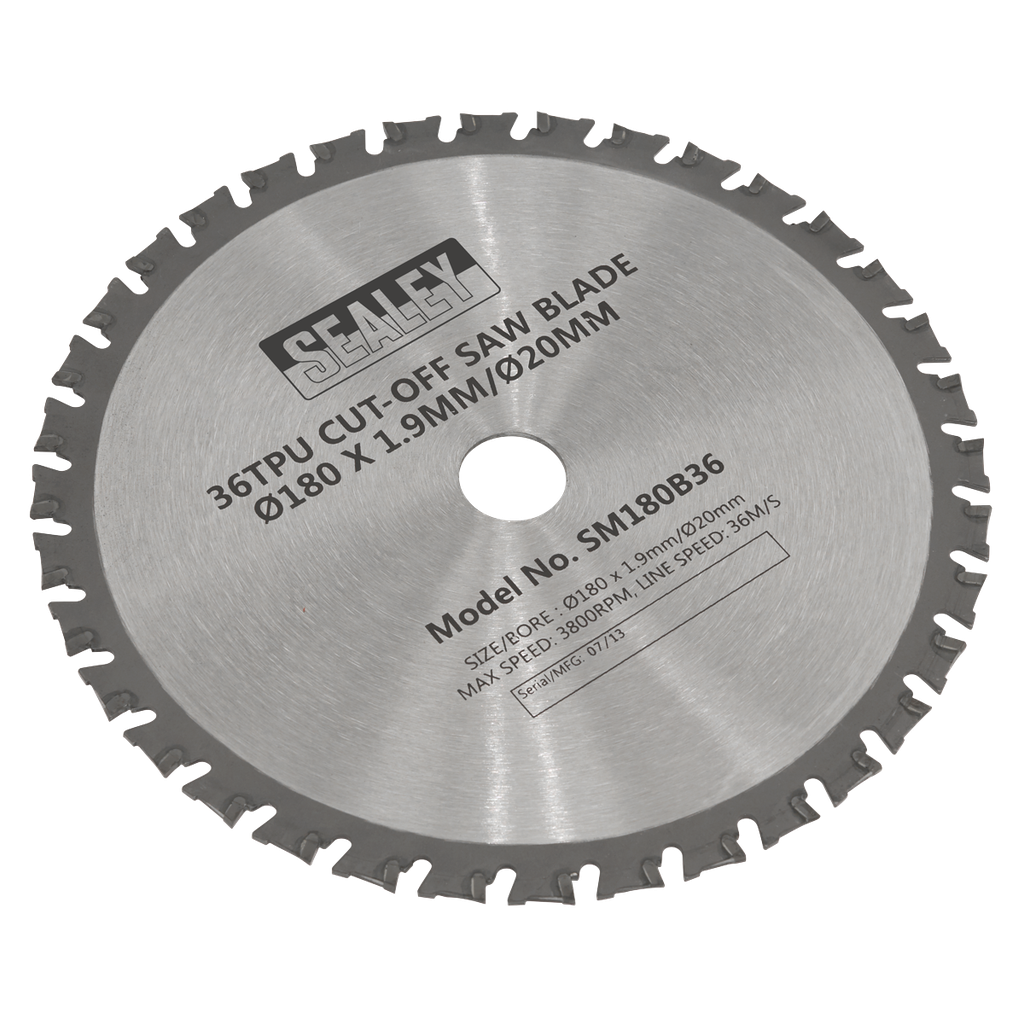 Sealey Cut-Off Saw Blade 180 x 1.9mm/20mm 36tpu