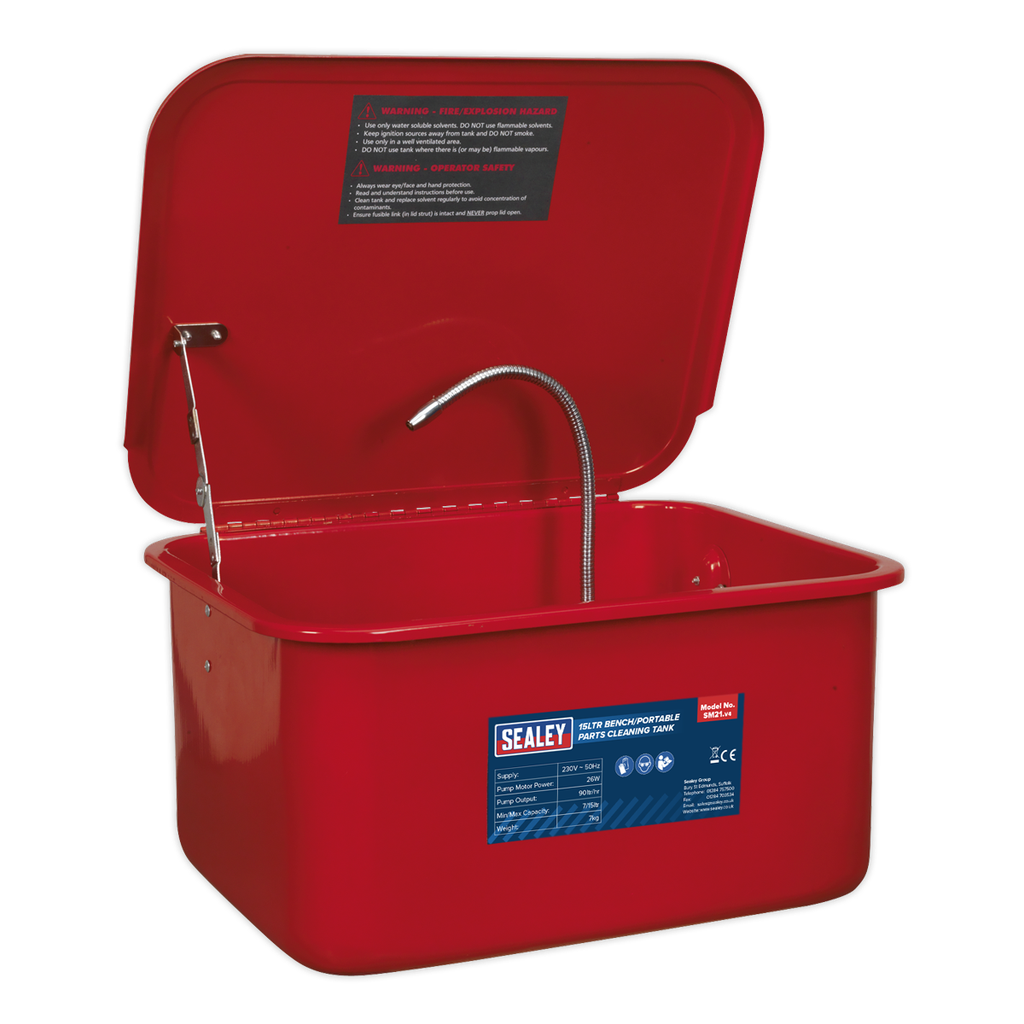 Bench/Portable Parts Washer 15L