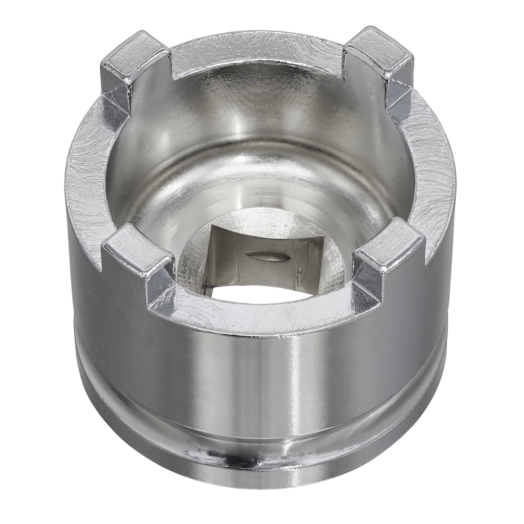 Sealey Motorcycle Swingarm Locknut Socket 4-Pin 43mm