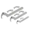 Sealey Adjustable C-Spanner Hook & Pin Wrench Set 11pc