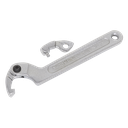 Sealey Adjustable C-Spanner Hook & Pin Wrench Set 19-51mm 3pc