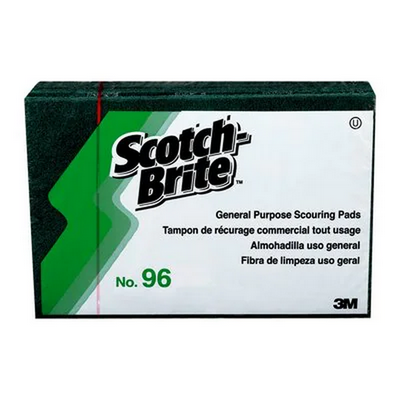 3M Green General Purpose Scotchbrite Scouring Pad (Pkt 10)