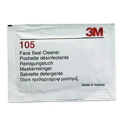 3M Face Seal Cleaner (Box of 40 Wipes)