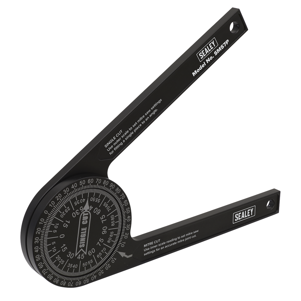 Sealey Aluminium Mitre Saw Protractor