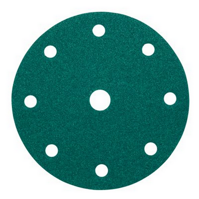 3M P60 150MM Green Hookit 9 Hole Abrasive Disc 245 (Pkt 50)