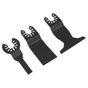 Sealey Multi-Tool Universal Cutting Blade Set 3pc
