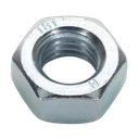 Sealey Zinc Plated Steel Nut M14, DIN 934 - Pack of 25