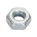 Sealey Zinc Plated Steel Nut M3, DIN 934 - Pack of 100