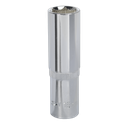 Sealey Premier Fully Polished Deep Socket 1/2"Sq Drive 16mm