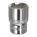 Sealey Premier Fully Polished Socket 1/2"Sq Drive 21mm