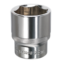 Sealey Premier Fully Polished Socket 1/2"Sq Drive 28mm