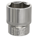 Sealey Premier Fully Polished Socket 1/2"Sq Drive 29mm