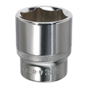 Sealey Premier Fully Polished Socket 1/2"Sq Drive 30mm