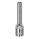 Sealey Premier Fully Polished Deep Socket 1/4"Sq Drive 4mm